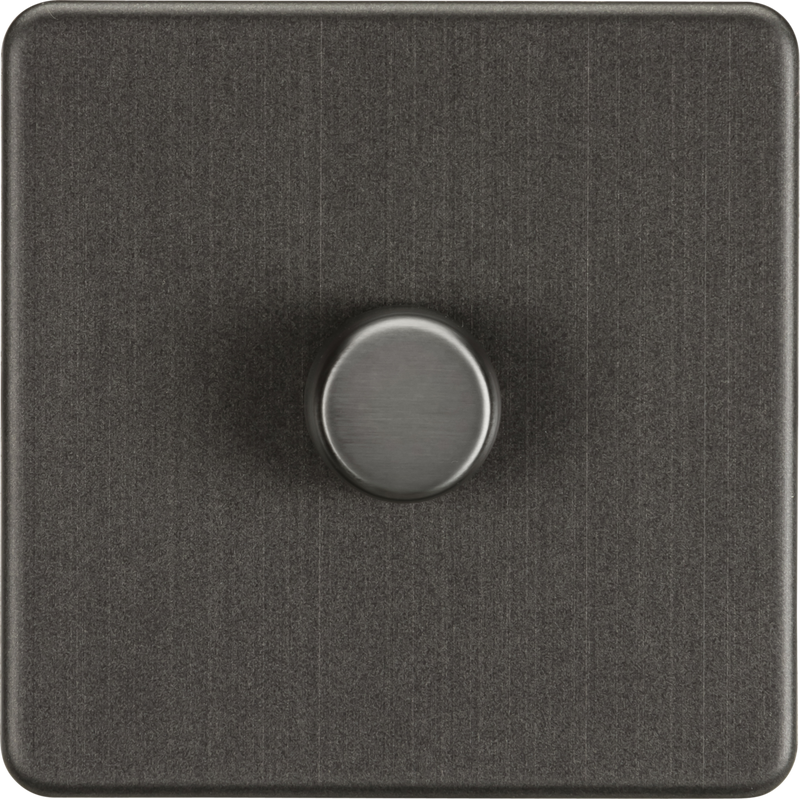 Knightsbridge MLA SF2191SB 1G 2-way 10-200W (5-150W LED) Intelligent dimmer - Smoked Bronze