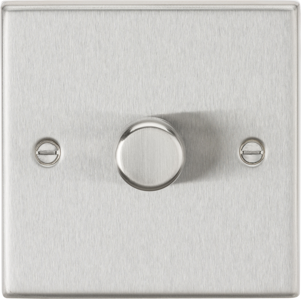 Knightsbridge MLA CS2191BC 1G 2-way 10-200W (5-150W LED) Intelligent dimmer - Brushed Chrome