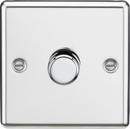 Knightsbridge MLA CL2191PC 1G 2-way 10-200W (5-150W LED) Intelligent dimmer - Polished Chrome