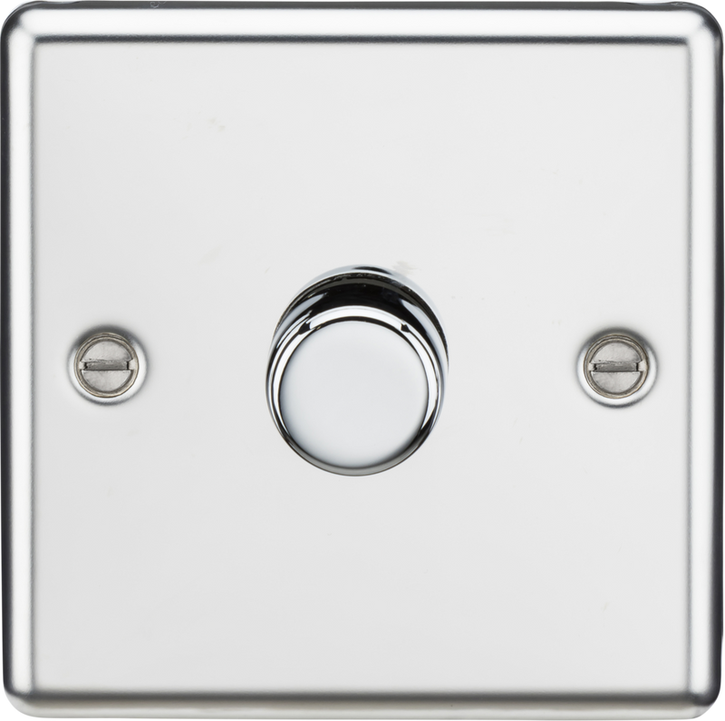 Knightsbridge MLA CL2191PC 1G 2-way 10-200W (5-150W LED) Intelligent dimmer - Polished Chrome