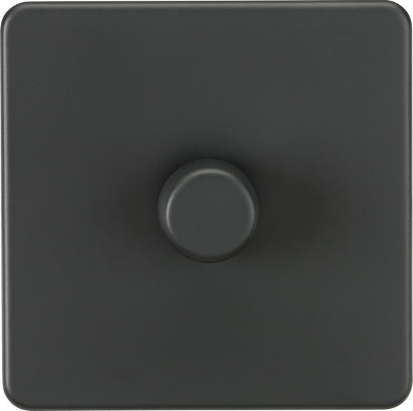 Knightsbridge MLA SF2191AT 1G 2-way 10-200W (5-150W LED) Intelligent dimmer - Anthracite