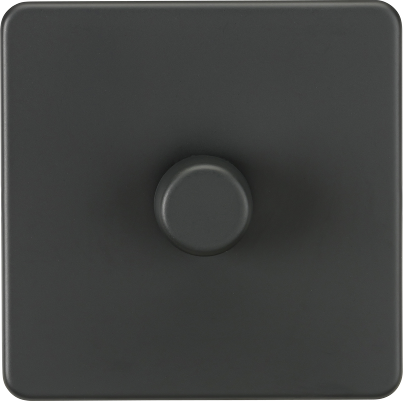 Knightsbridge MLA SF2191AT 1G 2-way 10-200W (5-150W LED) Intelligent dimmer - Anthracite