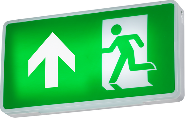 Knightsbridge MLA EMRNSTL 230V 4W LED Emergency Exit Sign - Self-test