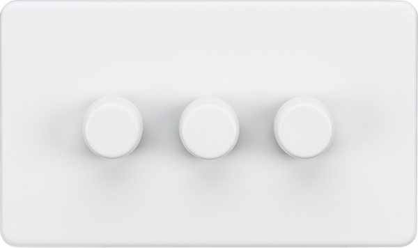 Knightsbridge MLA SF2193MW 3G 2-way 10-200W (5-150W LED) Intelligent dimmer - Matt White