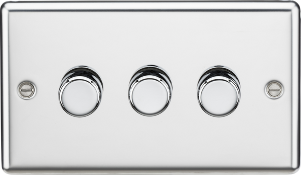 Knightsbridge MLA CL2193PC 3G 2-way 10-200W (5-150W LED) Intelligent dimmer - Polished Chrome