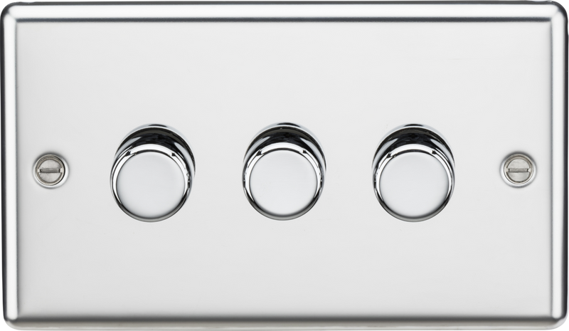 Knightsbridge MLA CL2193PC 3G 2-way 10-200W (5-150W LED) Intelligent dimmer - Polished Chrome