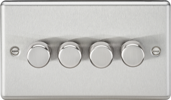 Knightsbridge MLA CL2194BC 4G 2-way 10-200W (5-150W LED) Intelligent dimmer -Brushed Chrome