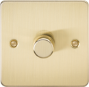 Knightsbridge MLA FP2191BB 1G 2-way 10-200W (5-150W LED) Intelligent dimmer - Brushed Brass
