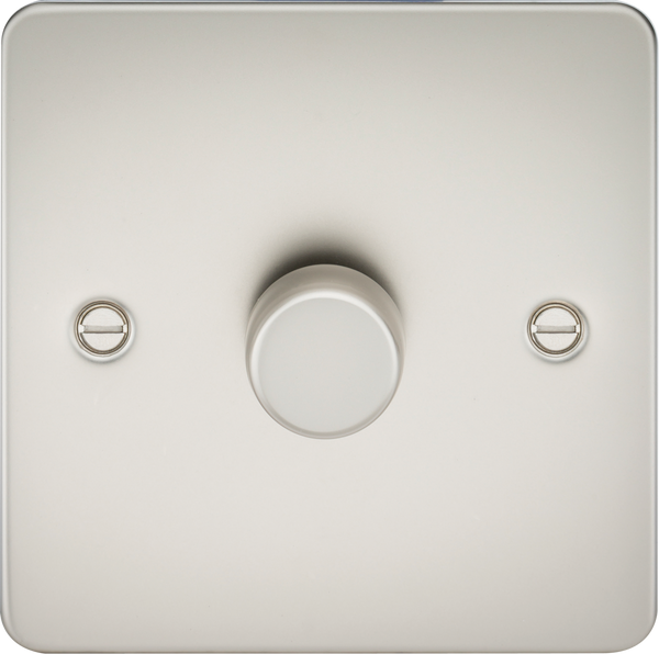 Knightsbridge MLA FP2191PL 1G 2-way 10-200W (5-150W LED) Intelligent dimmer - Pearl