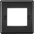 Knightsbridge MLA CL2GMB 2G Modular Faceplate - Matt Black