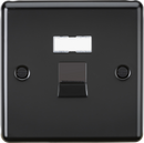 Knightsbridge MLA CL45MB RJ45 Network Outlet - Matt Black