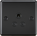 Knightsbridge MLA CL5AMB 5A Unswitched Socket - Rounded Edge Matt Black