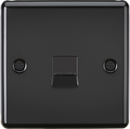 Knightsbridge MLA CL73MB Telephone Master Outlet - Matt Black