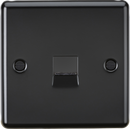 Knightsbridge MLA CL74MB Telephone Extension Outlet - Matt Black