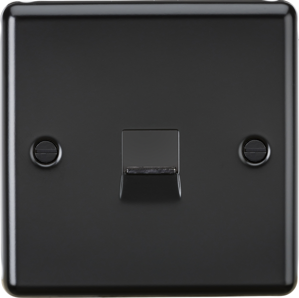 Knightsbridge MLA CL74MB Telephone Extension Outlet - Matt Black