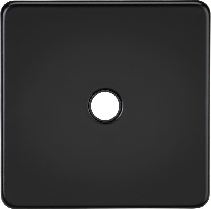 Knightsbridge MLA Screwless SF8342MB 20A Flex Outlet Plate - Matt Black