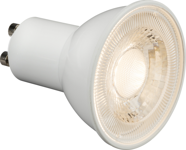 Knightsbridge MLA GU7PDWW 230V 7W GU10 Dimmable LED lamp - 3000K