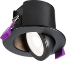 Knightsbridge MLA SPKEVTMB SpektroLED Evo Tilt - Fire Rated IP65 Downlight with 2 x Wattage and 4 x CCT - Matt Black