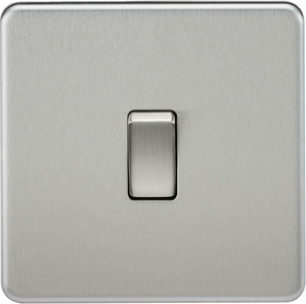 Knightsbridge MLA SF1000DPBC 10AX 1G DP Switch - Brushed Chrome