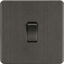 Knightsbridge MLA Screwless SF1000DPSB 10AX 1G DP Switch - Smoked Bronze