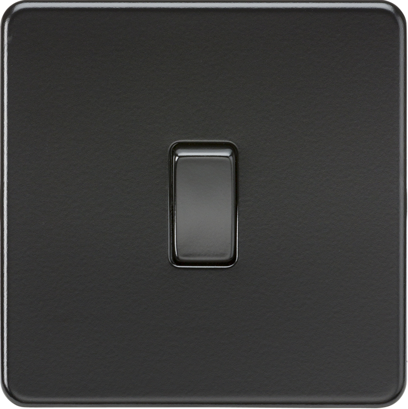 Knightsbridge MLA SF1000DPMBB 10AX 1G DP Switch - Matt Black