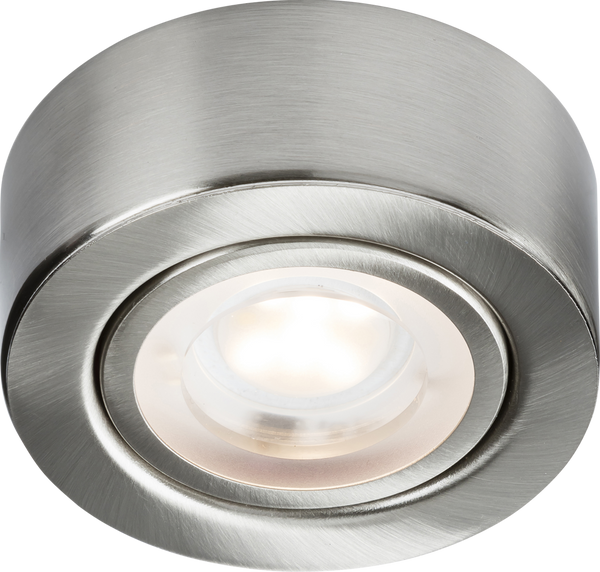 Knightsbridge MLA CABCTBC 230V 2W LED Under Cabinet Light with Adjustable CCT - Brushed Chrome