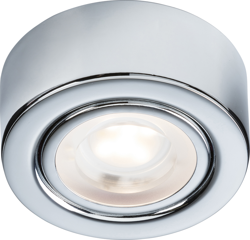 Knightsbridge MLA CABCTC 230V 2W LED Under Cabinet Light with Adjustable CCT - Chrome