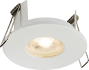 Knightsbridge MLA  FRNFMW FireNova IP20 Fixed GU10 Fire-rated Open-back Downlight - Matt White