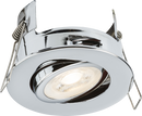 Knightsbridge MLA FRNTPC FireNova IP20 Tilt GU10 Fire-rated Open-back Downlight - Polished Chrome