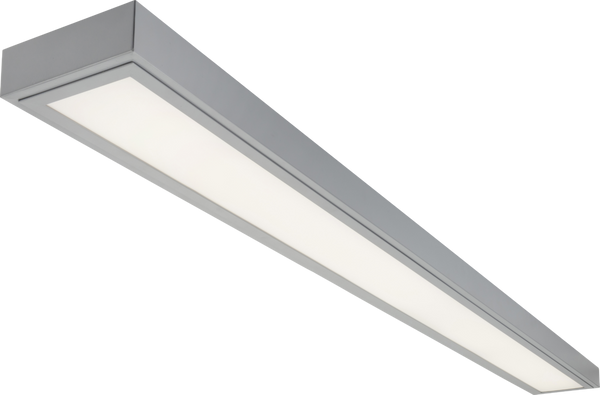 Knightsbridge MLA SUR5SLG 230V 5FT 40W LED Dual Mount Slim Line Luminaire Grey Surface Mounted Ceiling Light Fitting for Schools and Offices