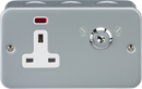 Knightsbridge MLA  M9LOCKN 13A DP Lockable Socket with Neon