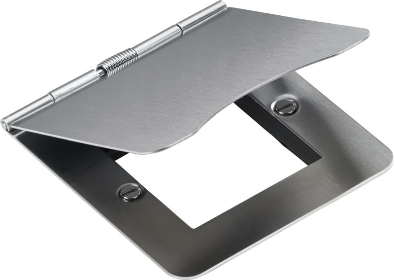 Knightsbridge MLA  FPF2GBC 2G Modular floor plate - Brushed Chrome