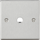 Knightsbridge MLA  CS8342BC 20A Flex Outlet Plate - Brushed Chrome