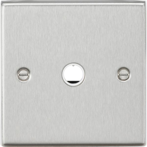 Knightsbridge MLA  CS8342BC 20A Flex Outlet Plate - Brushed Chrome