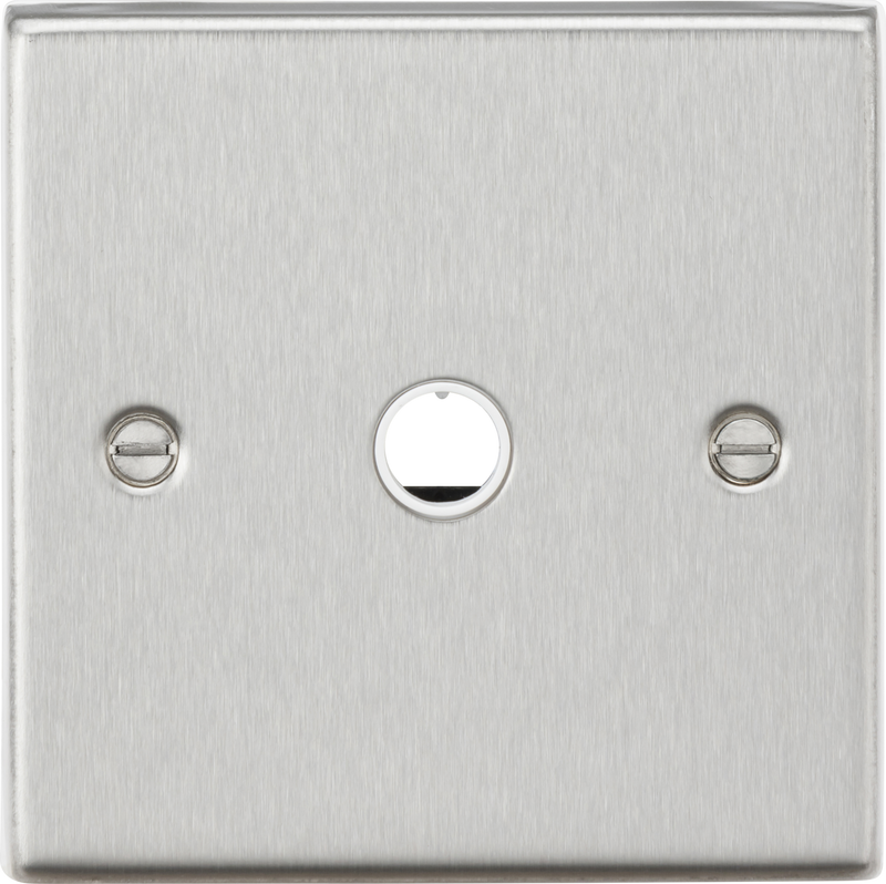 Knightsbridge MLA  CS8342BC 20A Flex Outlet Plate - Brushed Chrome