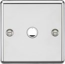 Knightsbridge MLA  CL8342PC 20A Flex Outlet Plate - Polished Chrome