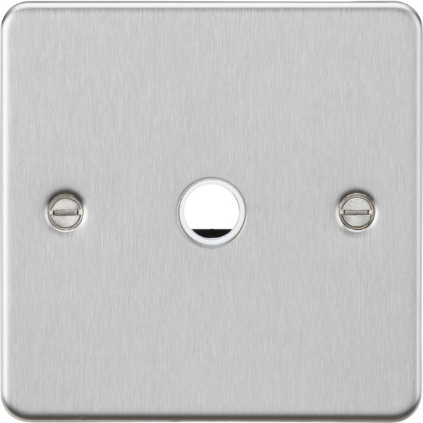 Knightsbridge MLA  FP8342BC 20A Flex Outlet Plate - Brushed Chrome