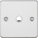 Knightsbridge MLA  FP8342PC 20A Flex Outlet Plate - Polished Chrome