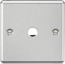 Knightsbridge MLA  CL8342BC 20A Flex Outlet Plate - Brushed Chrome