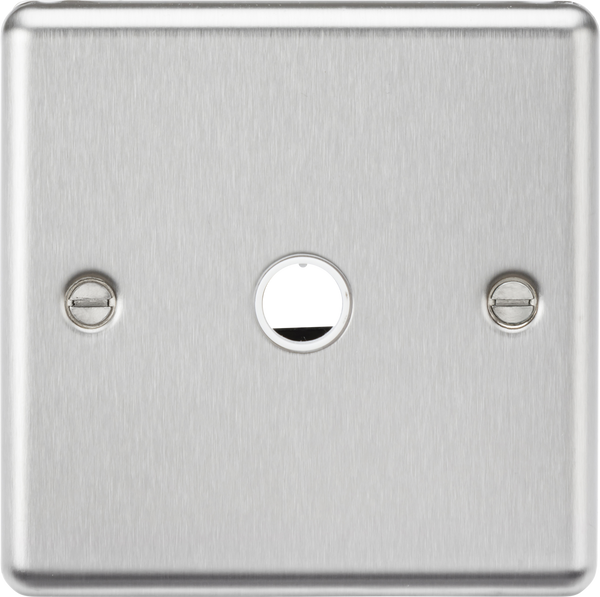 Knightsbridge MLA  CL8342BC 20A Flex Outlet Plate - Brushed Chrome