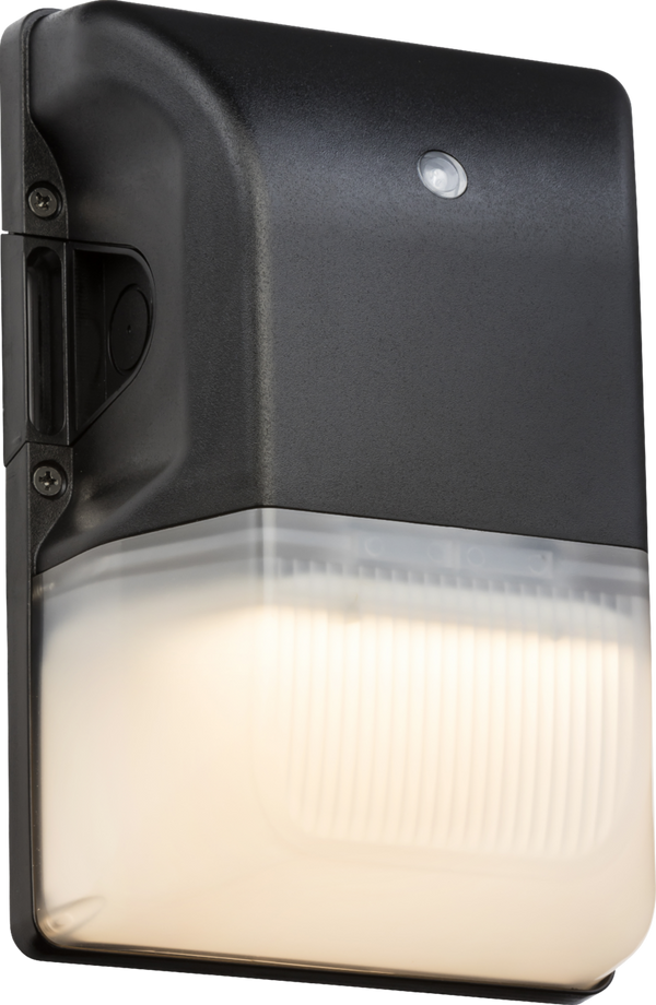 Knightsbridge MLA  WPCWAEM 230V IP65 2 x Wattage and 3 x CCT Adjustable LED Wall Pack with Photocell Sensor and Emergency