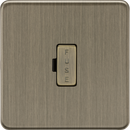 Knightsbridge MLA Screwless SF6000AB 13A Fused Spur Unit - Antique Brass