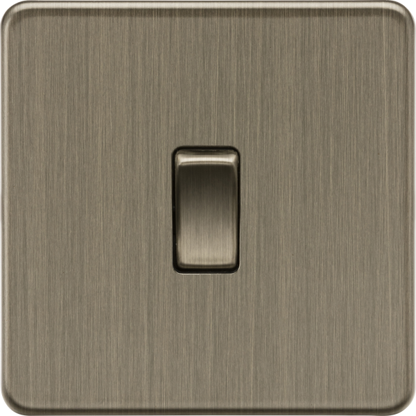 Knightsbridge MLA Screwless SF8341AB 20A 1G DP Switch - Antique Brass