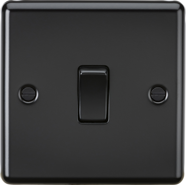 Knightsbridge MLA  CL1DPMBB 10AX 1G DP Switch - Matt Black