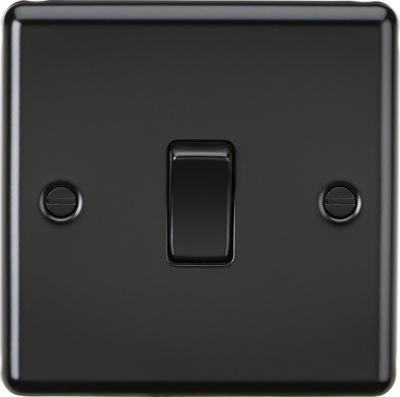 Knightsbridge MLA  CL1DPMBB 10AX 1G DP Switch - Matt Black