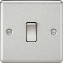 Knightsbridge MLA  CL1DPBC 10AX 1G DP Switch - Brushed Chrome