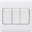 Knightsbridge MLA  CU4W 10AX 3G 2-way Wide Rocker Switch