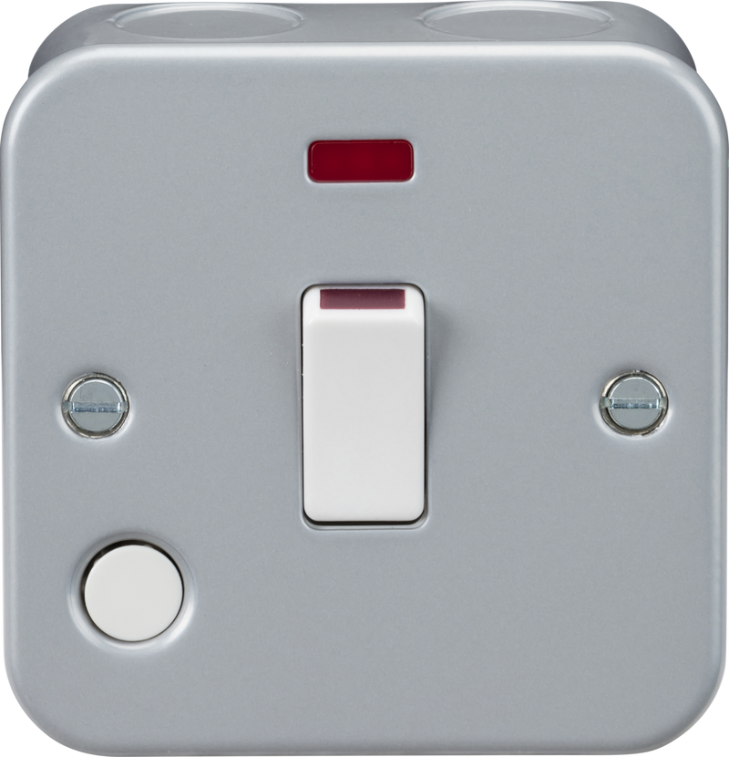 Knightsbridge MLA  M8341NF 20A 1G DP Switch with Neon and Flex Outlet