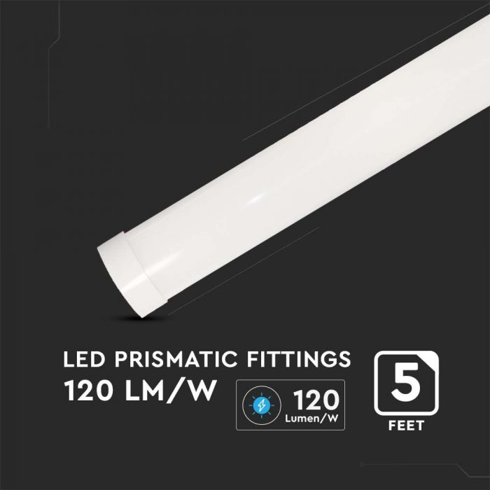 V-TAC 20355 VT-8-50 50W LED GRILL FITTING 150CM SAMSUNG CHIP 6500K