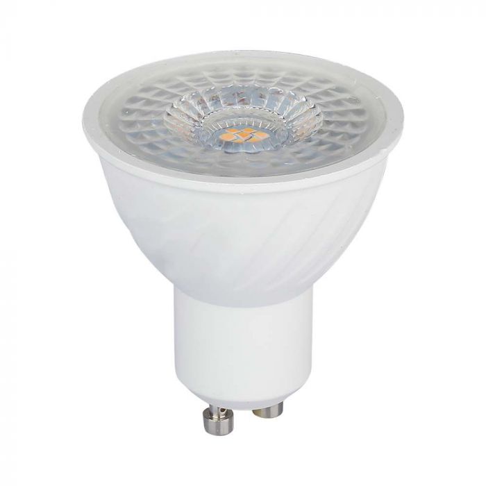 V-TAC 21198 VT-247D 6W GU10 RIPPLE PLASTIC SPOTLIGHT SAMSUNG CHIP 3000K 110'D DIMMABLE